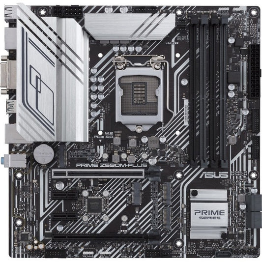 Carte mère de bureau Asus Prime Z590M-PLUS - Chipset Intel - Socket LGA-1200 - Mémoire Intel Optane compatible - Micro ATX PRIME Z590M-PLUS