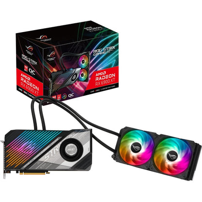 Carte graphique Asus ROG AMD Radeon RX 6900 XT - 16 Go GDDR6 ROG-STRIX-LC-RX6900XT-O16