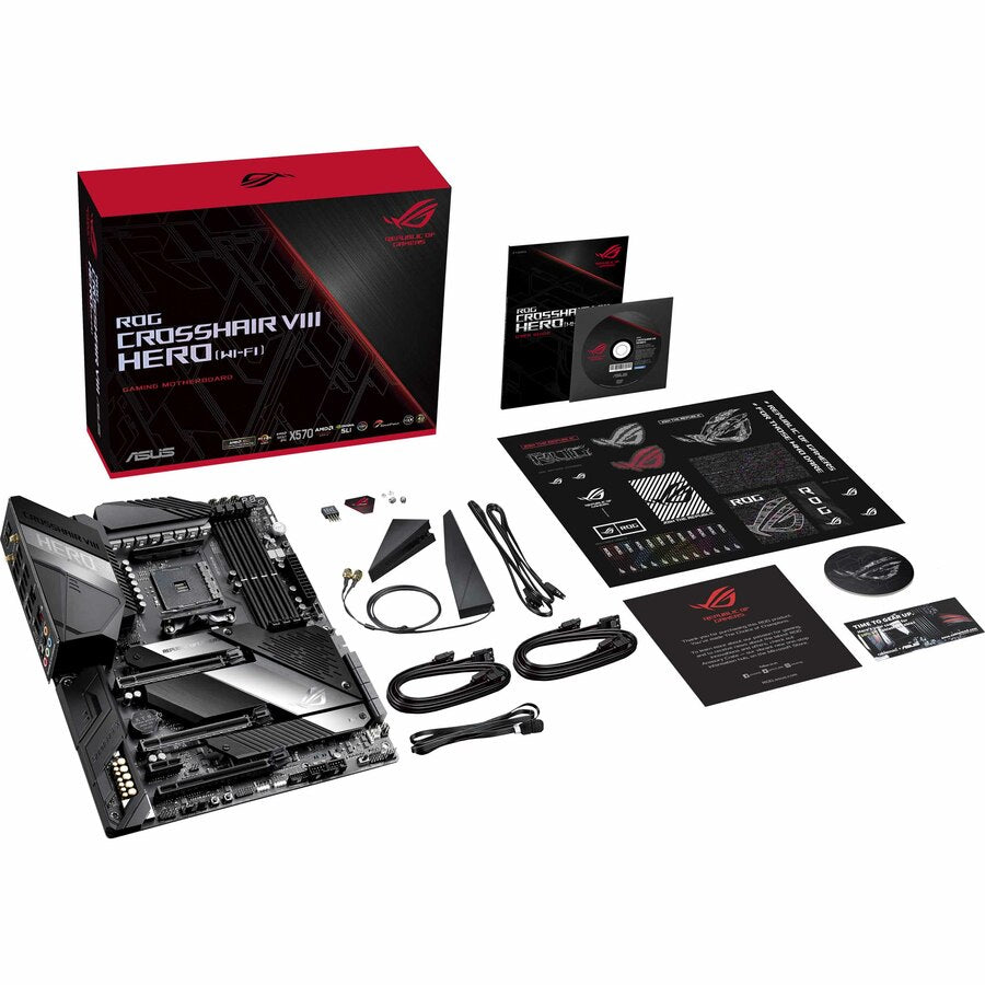 Carte mère de bureau Asus ROG Crosshair VIII Hero - Chipset AMD - Socket AM4 - ATX ROG CROSSHAIR VIII HERO (WI-FI)