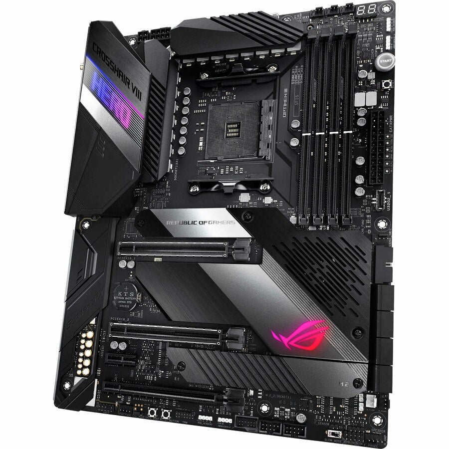 Carte mère de bureau Asus ROG Crosshair VIII Hero - Chipset AMD - Socket AM4 - ATX ROG CROSSHAIR VIII HERO (WI-FI)