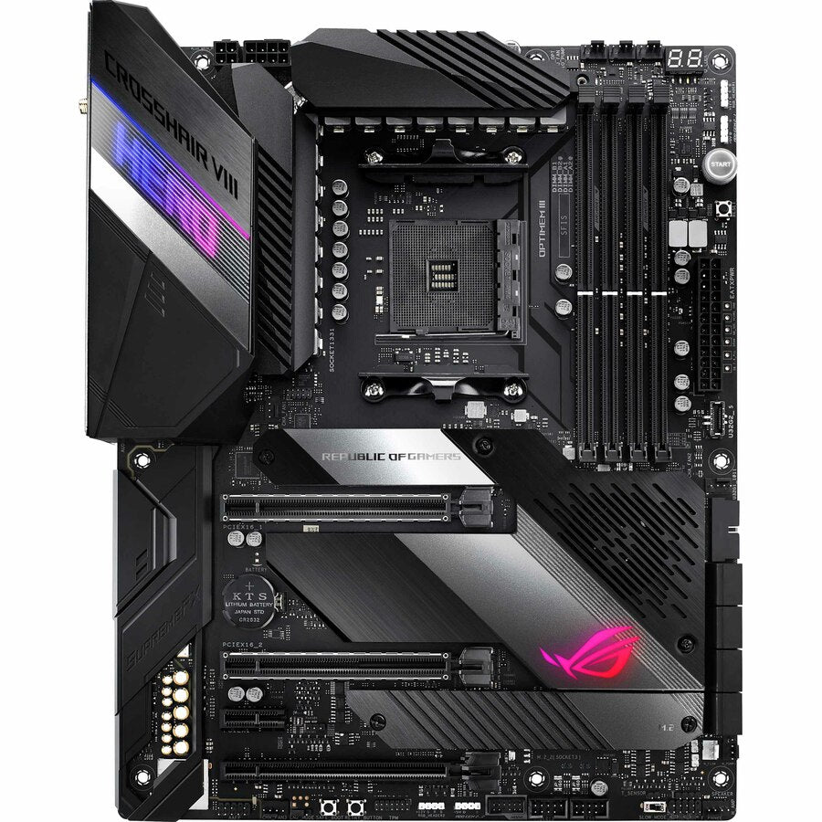 Carte mère de bureau Asus ROG Crosshair VIII Hero - Chipset AMD - Socket AM4 - ATX ROG CROSSHAIR VIII HERO (WI-FI)
