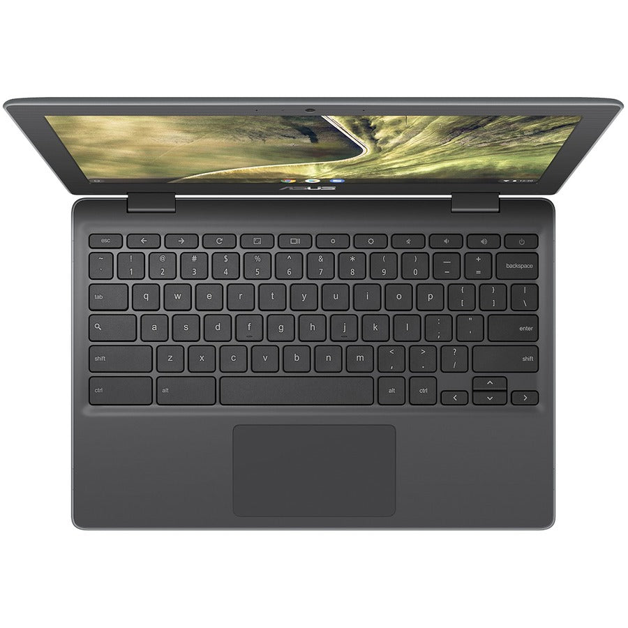 Asus Chromebook C204 C204MA-SS02-CB Ordinateur portable robuste 11,6" - HD - 1366 x 768 - Intel Celeron N4020 Dual-core (2 cœurs) 1,10 GHz - 4 Go de RAM - 32 Go de mémoire flash - Gris foncé C204MA-SS02-CB