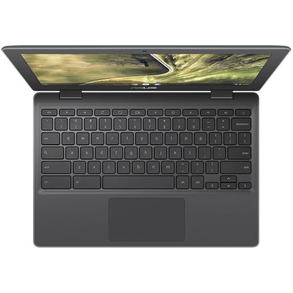 Asus Chromebook C204 C204MA-SS02-CB Ordinateur portable robuste 11,6" - HD - 1366 x 768 - Intel Celeron N4020 Dual-core (2 cœurs) 1,10 GHz - 4 Go de RAM - 32 Go de mémoire flash - Gris foncé C204MA-SS02-CB