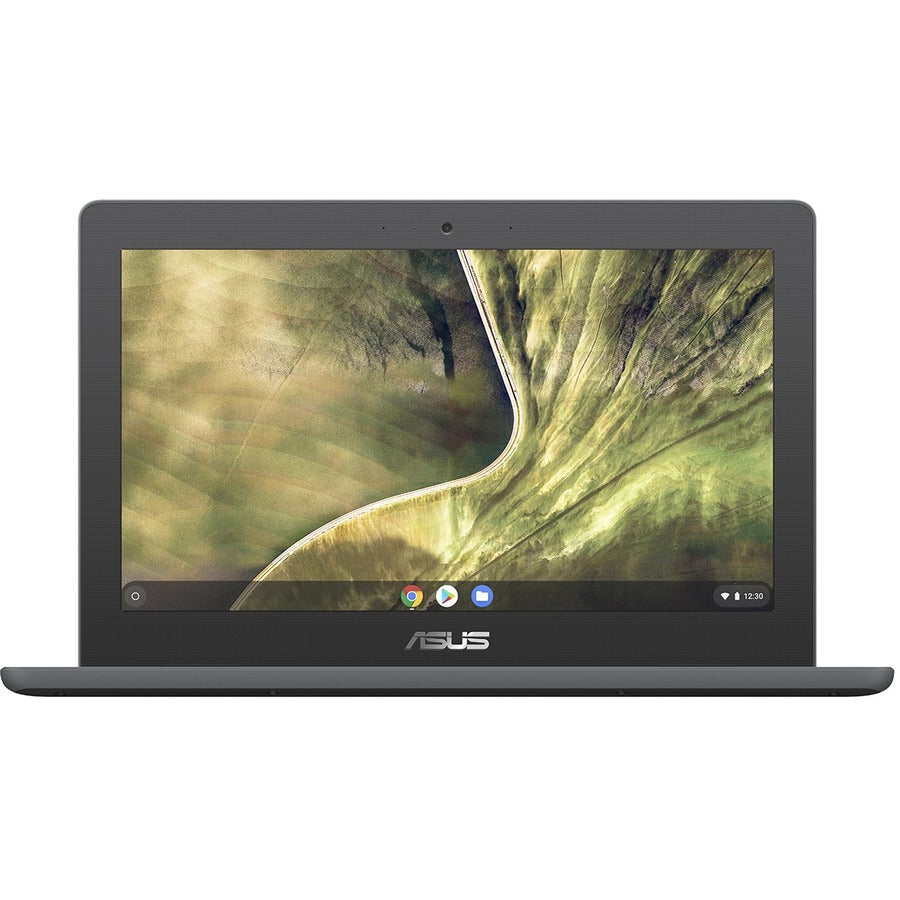Asus Chromebook C204 C204MA-SS02-CB Ordinateur portable robuste 11,6" - HD - 1366 x 768 - Intel Celeron N4020 Dual-core (2 cœurs) 1,10 GHz - 4 Go de RAM - 32 Go de mémoire flash - Gris foncé C204MA-SS02-CB