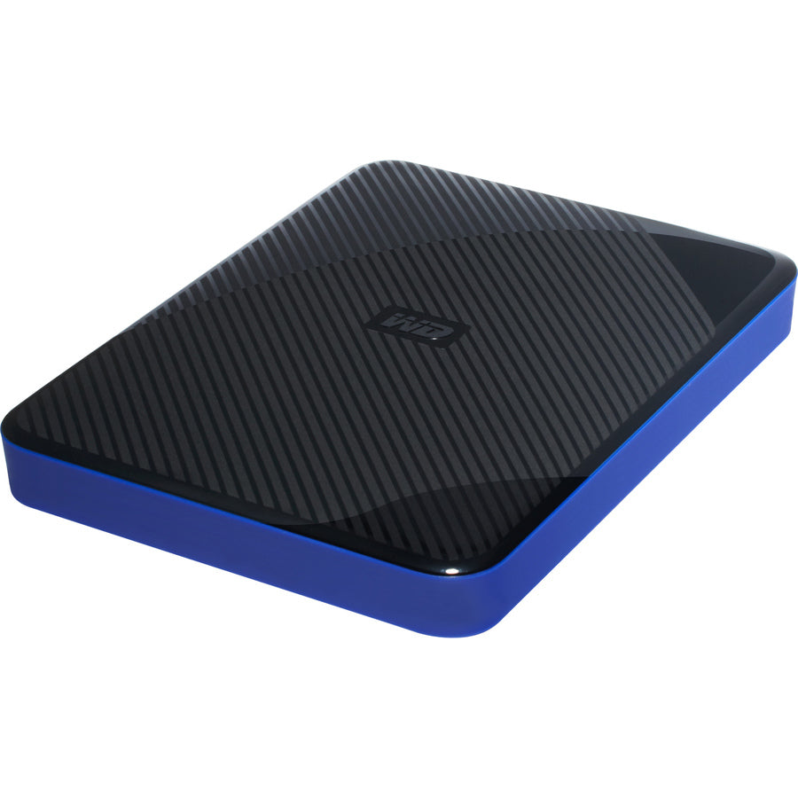 Disque dur externe portable WD WDBDFF0020BBK-WESN 2 To - 2,5" - Noir, Bleu WDBDFF0020BBK-WESN