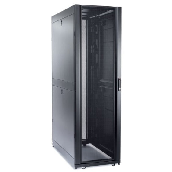 Coffret APC by Schneider Electric Rack NetShelter SX 42U 600 mm de large x 1 200 mm de profondeur avec côtés Noir AR3300