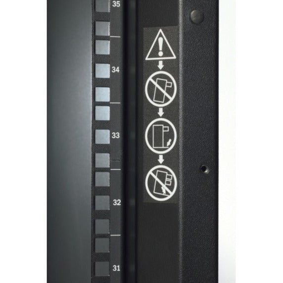 Coffret APC by Schneider Electric Rack NetShelter SX 42U 600 mm de large x 1 200 mm de profondeur avec côtés Noir AR3300