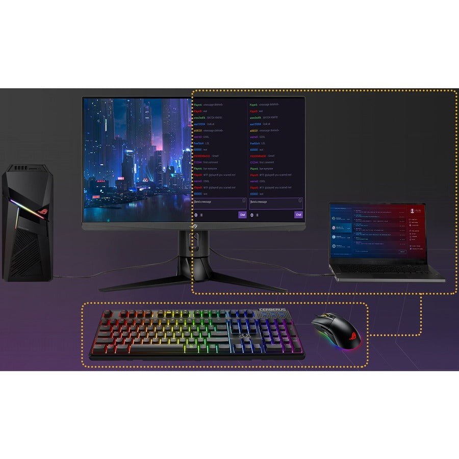 Moniteur LCD LED de jeu Asus ROG Strix XG249CM 23,8" Full HD - 16:9 - Noir XG249CM