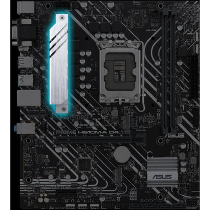Carte mère de bureau Asus Prime H610M-A D4-CSM - Chipset Intel H610 - Socket LGA-1700 - Micro ATX PRIME H610M-A D4-CSM