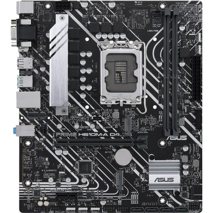 Carte mère de bureau Asus Prime H610M-A D4-CSM - Chipset Intel H610 - Socket LGA-1700 - Micro ATX PRIME H610M-A D4-CSM