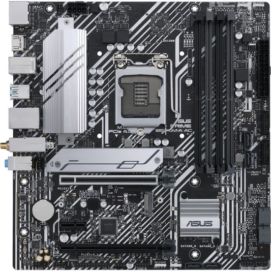 Carte mère de bureau Asus Prime B560M-A AC - Chipset Intel B560 - Socket LGA-1200 - Mémoire Intel Optane compatible - Micro ATX PRIME B560M-A AC