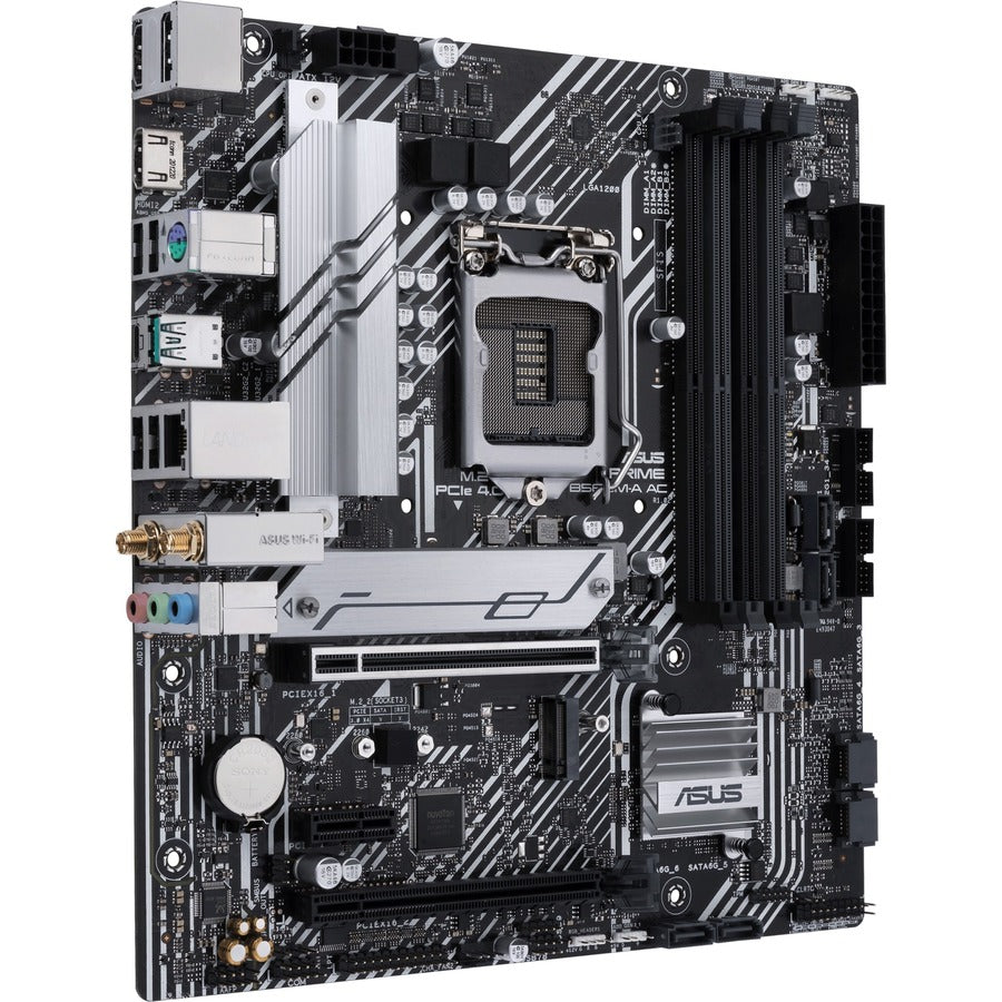 Carte mère de bureau Asus Prime B560M-A AC - Chipset Intel B560 - Socket LGA-1200 - Mémoire Intel Optane compatible - Micro ATX PRIME B560M-A AC