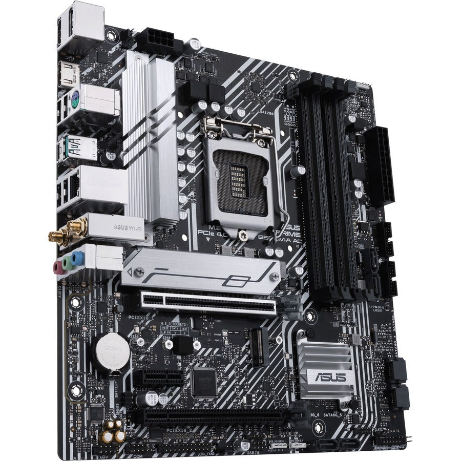 Carte mère de bureau Asus Prime B560M-A AC - Chipset Intel B560 - Socket LGA-1200 - Mémoire Intel Optane compatible - Micro ATX PRIME B560M-A AC