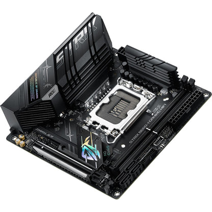 Carte mère de bureau gaming Asus ROG Strix B660-I GAMING WIFI - Chipset Intel B660 - Socket LGA-1700 - Mémoire Intel Optane compatible - Mini ITX ROGSTRIXB660-IGAMINGWIFI