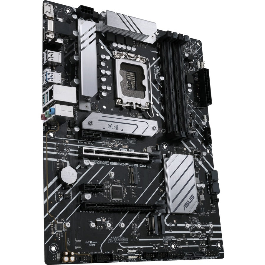 Carte mère de bureau Asus Prime B660-PLUS D4 - Chipset Intel B660 - Socket LGA-1700 - Mémoire Intel Optane compatible - ATX PRIME B660-PLUS D4