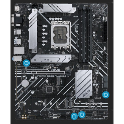 Carte mère de bureau Asus Prime B660-PLUS D4 - Chipset Intel B660 - Socket LGA-1700 - Mémoire Intel Optane compatible - ATX PRIME B660-PLUS D4
