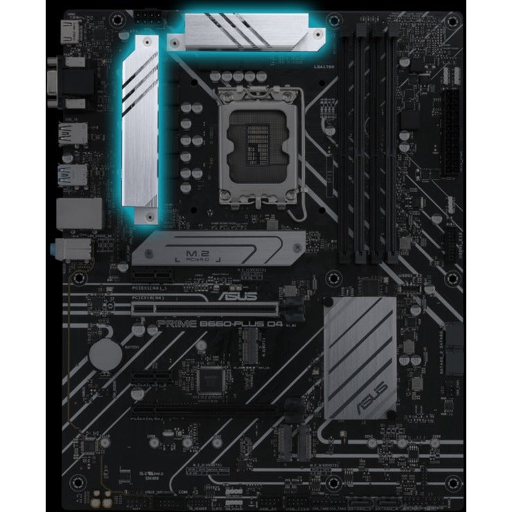 Carte mère de bureau Asus Prime B660-PLUS D4 - Chipset Intel B660 - Socket LGA-1700 - Mémoire Intel Optane compatible - ATX PRIME B660-PLUS D4