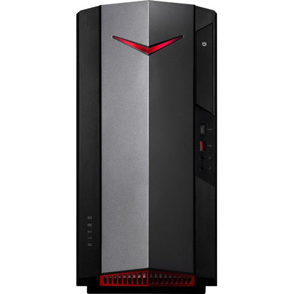 Ordinateur de bureau de jeu Acer Nitro N50-640-ER11 - Intel Core i5 12e génération i5-12400F Hexa-core (6 cœurs) 2,50 GHz - 8 Go de RAM DDR4 SDRAM - Disque dur 1 To - SSD PCI Express 256 Go DG.E2VAA.001