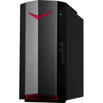 Ordinateur de bureau de jeu Acer Nitro N50-640-ER11 - Intel Core i5 12e génération i5-12400F Hexa-core (6 cœurs) 2,50 GHz - 8 Go de RAM DDR4 SDRAM - Disque dur 1 To - SSD PCI Express 256 Go DG.E2VAA.001