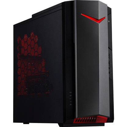 Ordinateur de bureau de jeu Acer Nitro N50-640-ER11 - Intel Core i5 12e génération i5-12400F Hexa-core (6 cœurs) 2,50 GHz - 8 Go de RAM DDR4 SDRAM - Disque dur 1 To - SSD PCI Express 256 Go DG.E2VAA.001
