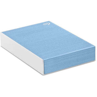 Seagate One Touch STKC5000402 5 TB Portable Hard Drive - 2.5" External - Light Blue STKC5000402