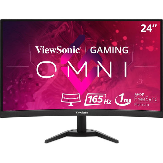 Écran Viewsonic 24", panneau MVA, résolution 1920 x 1080 VX2468-PC-MHD