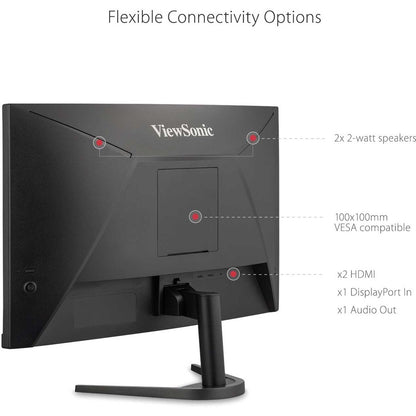 Écran Viewsonic 24", panneau MVA, résolution 1920 x 1080 VX2468-PC-MHD