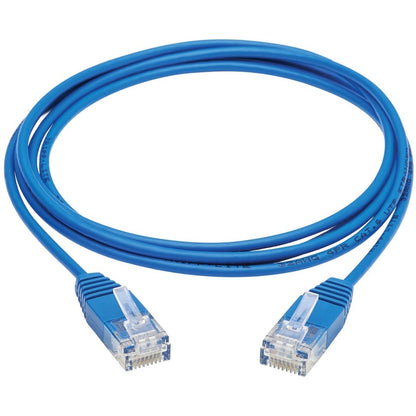 Câble Ethernet ultra-mince Cat6 (RJ45 M/M) Tripp Lite N200-UR05-BL, bleu, 1,5 m N200-UR05-BL