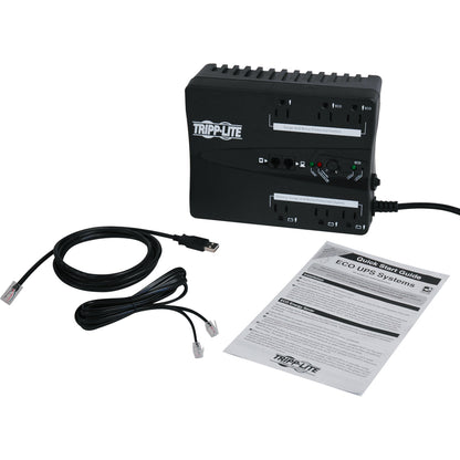 Système d'alimentation sans coupure tripp lite ultra-haute efficacité série ECO ECO350UPS