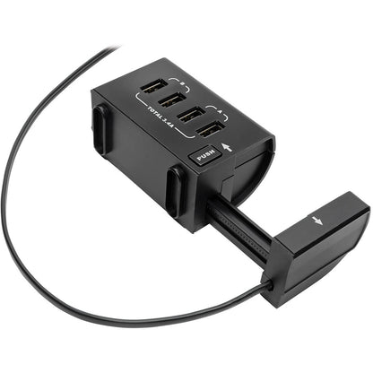 Multiprise avec parasurtenseur Tripp Lite 6 prises avec 4 ports de chargement/synchronisation USB - 6 x NEMA 5-15R, 4 x USB - 1800 VA - 1080 J - Entrée 120 V CA TLP66USBR