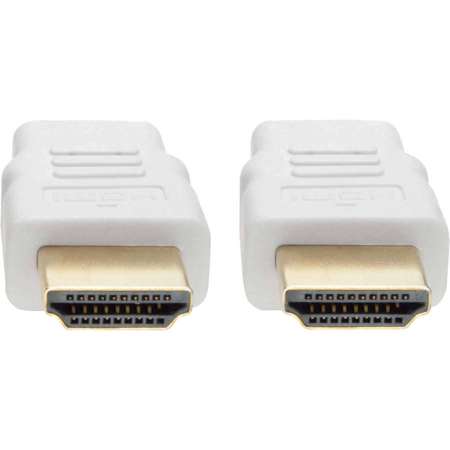 Câble HDMI haute vitesse Tripp Lite avec vidéo et audio numériques, HD 1080p (M/M), blanc, 25 pi P568-025-WH