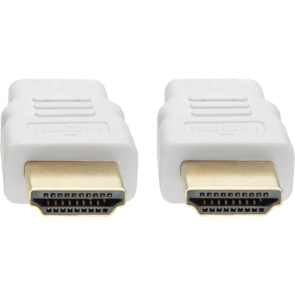 Câble HDMI haute vitesse Tripp Lite avec vidéo et audio numériques, HD 1080p (M/M), blanc, 25 pi P568-025-WH
