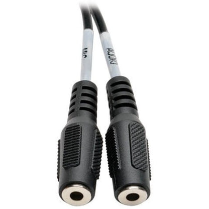 Répartiteur audio Tripp Lite 6 pouces 2x3 positions vers 4 positions 3,5 mm 6" P318-06N-MFF