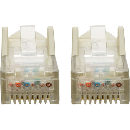 Câble de raccordement UTP moulé sans accroc Cat6 Gigabit Tripp Lite (RJ45 M/M), blanc, 6 pi N201-006-WH