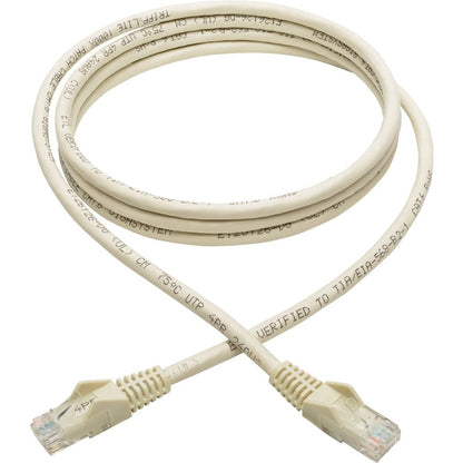 Câble de raccordement UTP moulé sans accroc Cat6 Gigabit Tripp Lite (RJ45 M/M), blanc, 6 pi N201-006-WH