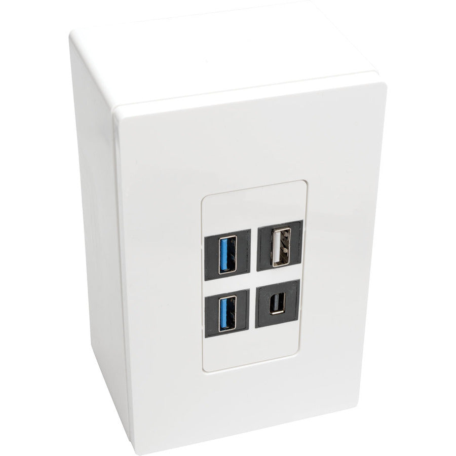 Boîte de jonction simple à montage en surface Tripp Lite, blanche N080-SMB1-WH