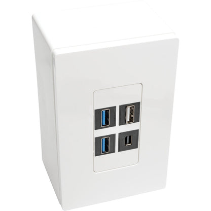 Boîte de jonction simple à montage en surface Tripp Lite, blanche N080-SMB1-WH