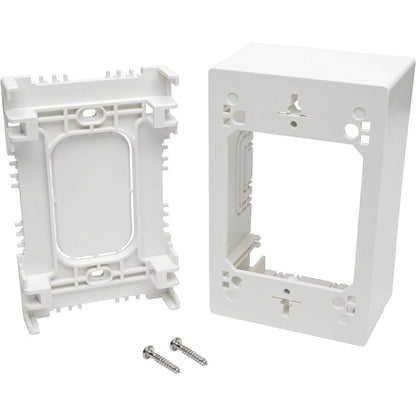 Boîte de jonction simple à montage en surface Tripp Lite, blanche N080-SMB1-WH
