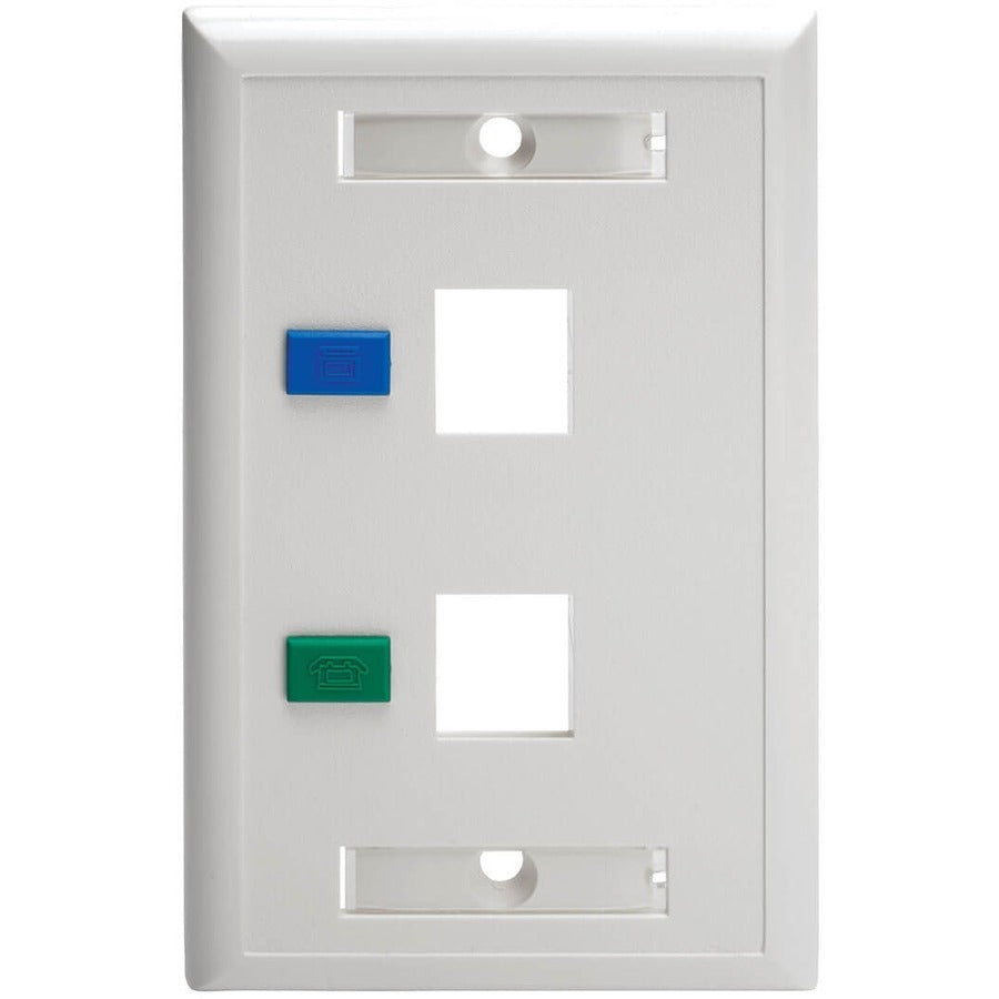 Plaque frontale à 2 prises Tripp Lite N042-001-WH N042-001-WH