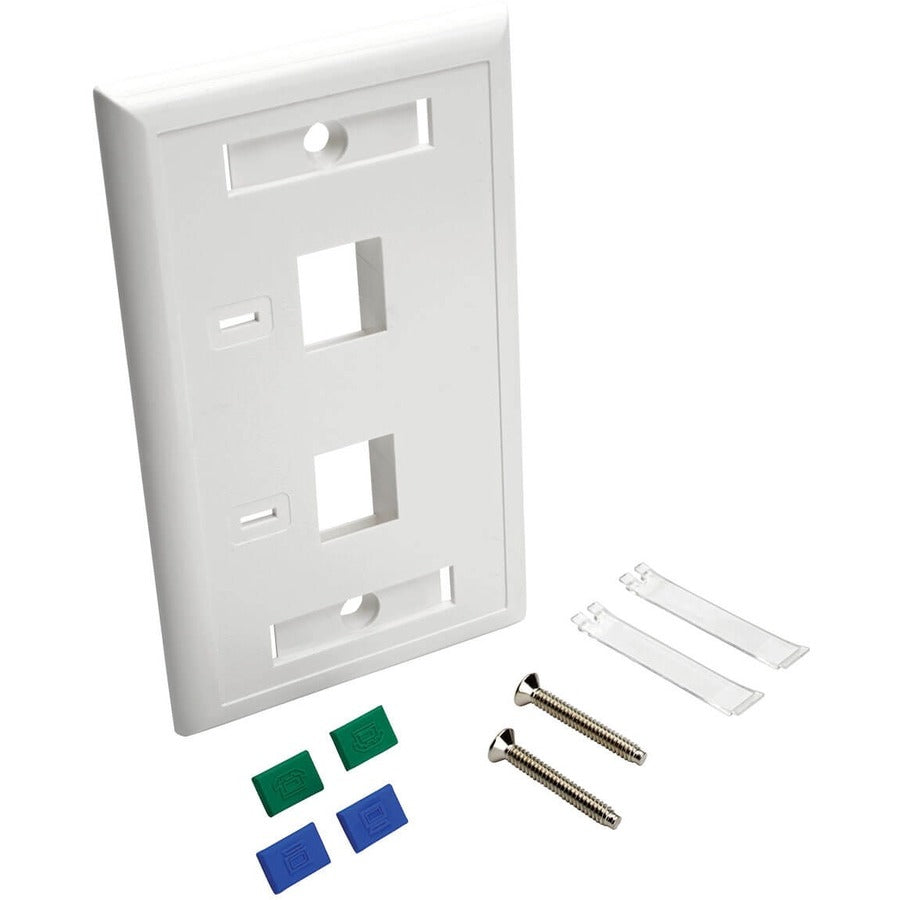 Plaque frontale à 2 prises Tripp Lite N042-001-WH N042-001-WH