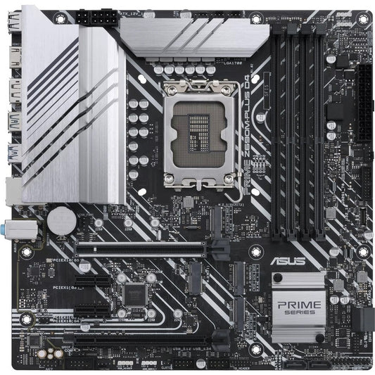 Carte mère de bureau Asus Prime Z690M-PLUS D4 - Chipset Intel Z690 - Socket LGA-1700 - Mémoire Intel Optane compatible - Micro ATX PRIME Z690M-PLUS D4