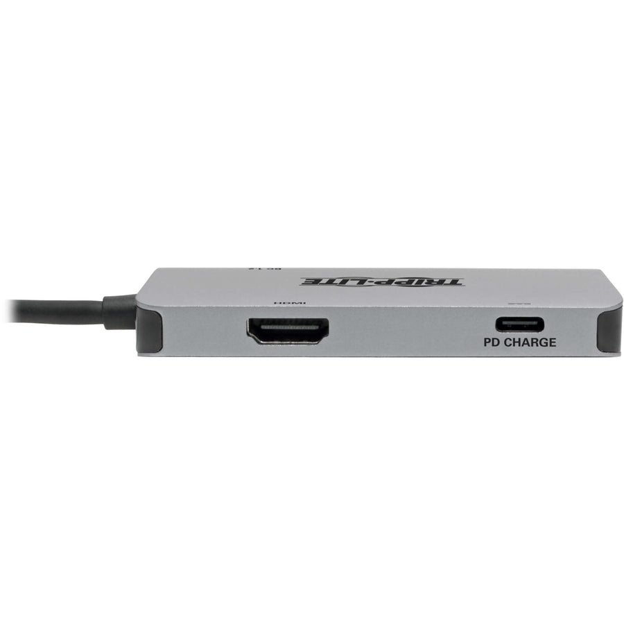 Adaptateur USB 3.1 C Tripp Lite avec chargement PD, gris U444-06N-H3U-C