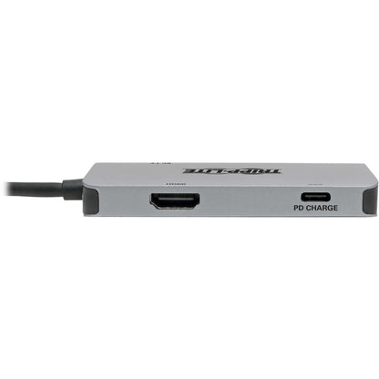 Adaptateur USB 3.1 C Tripp Lite avec chargement PD, gris U444-06N-H3U-C