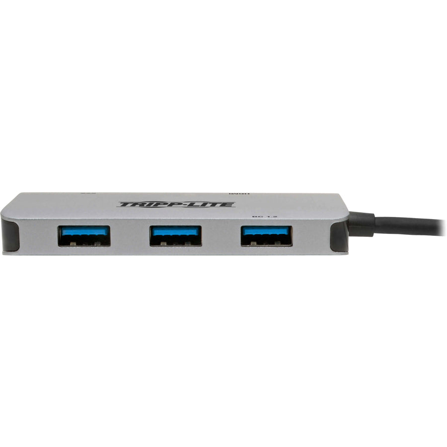 Adaptateur USB 3.1 C Tripp Lite avec chargement PD, gris U444-06N-H3U-C