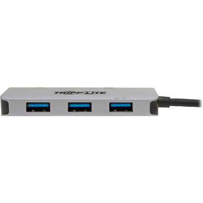 Adaptateur USB 3.1 C Tripp Lite avec chargement PD, gris U444-06N-H3U-C