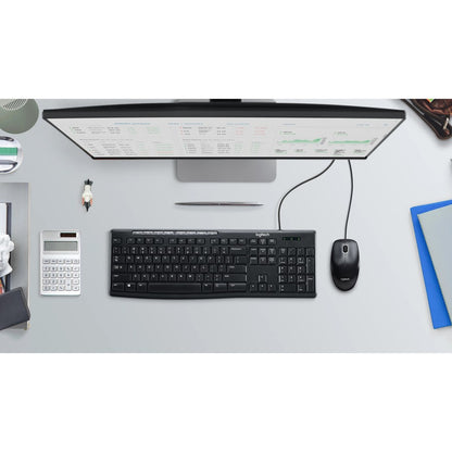 Clavier et souris Logitech Media Combo MK200 920-002716