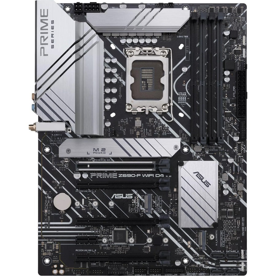 Carte mère de bureau Asus Prime Z690-P WIFI D4 - Chipset Intel Z690 - Socket LGA-1700 - Mémoire Intel Optane compatible - ATX PRIME Z690-P WIFI D4