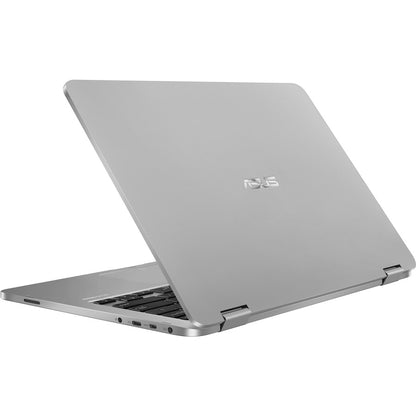 Asus VivoBook Flip 14 J401MA J401MA-SS01T-CB Ordinateur portable convertible 2 en 1 à écran tactile 14" - HD - 1366 x 768 - Intel Celeron N4020 Dual-core (2 cœurs) 1,10 GHz - 4 Go de RAM totale - 64 Go de mémoire flash - Gris clair J401MA-SS01T-CB