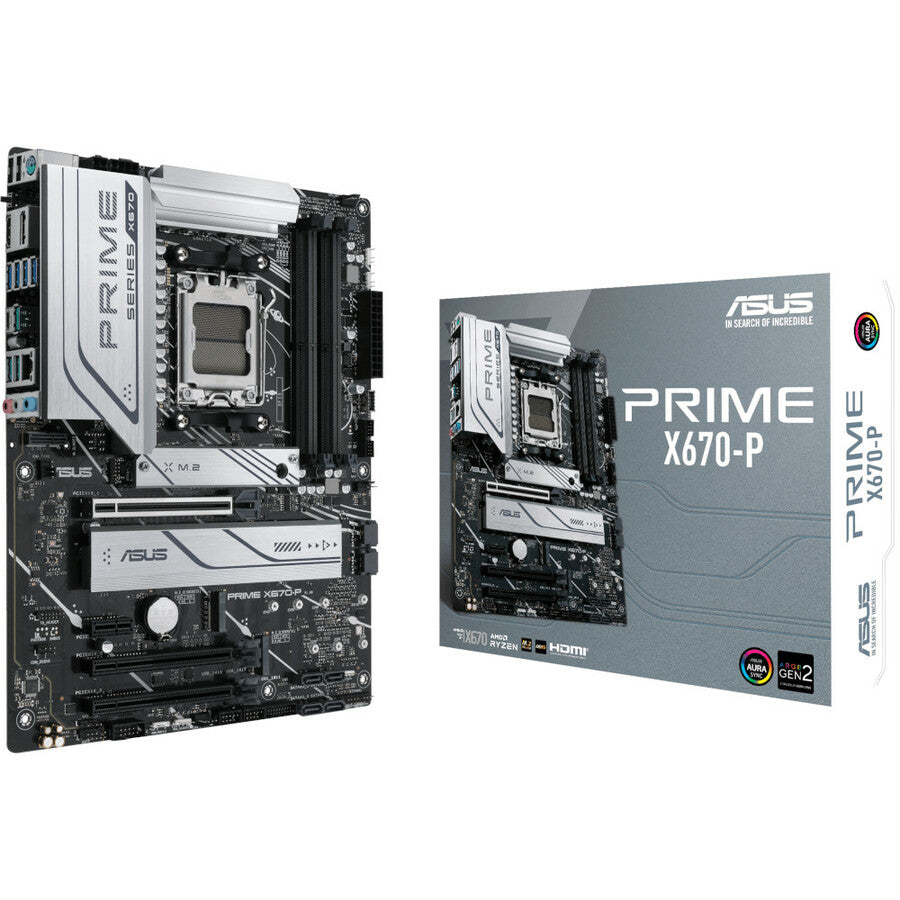 Carte mère de bureau Asus Prime X670-P - Chipset AMD X670 - Socket AM5 - ATX PRIMEX670-P