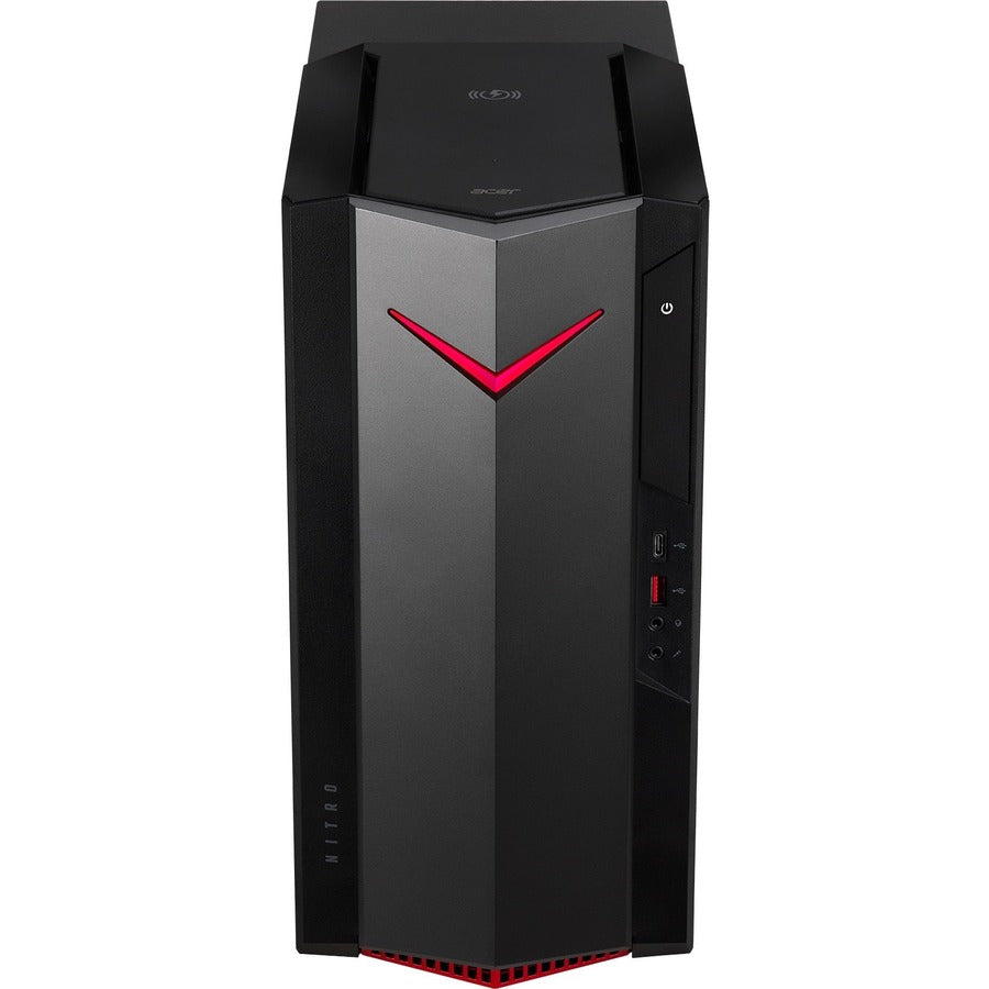 Ordinateur de bureau de jeu Acer Nitro N50-640 - Intel Core i7 12e génération i7-12700F Dodeca-core (12 cœurs) 2,10 GHz - 16 Go de RAM DDR4 SDRAM - 1 To de SSD PCI Express DG.E2VAA.009
